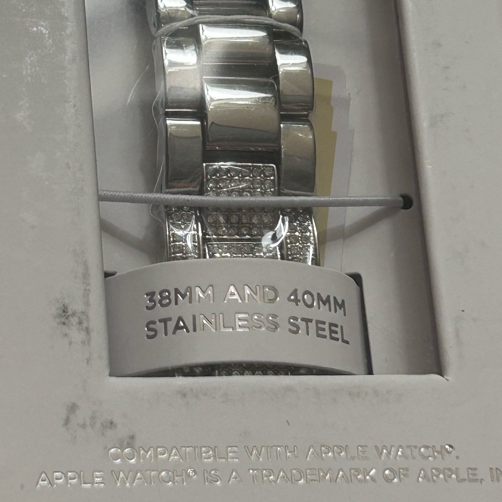 Michael Kors Silver Watch Band with Sparkling Accents - Picture 4 of 5